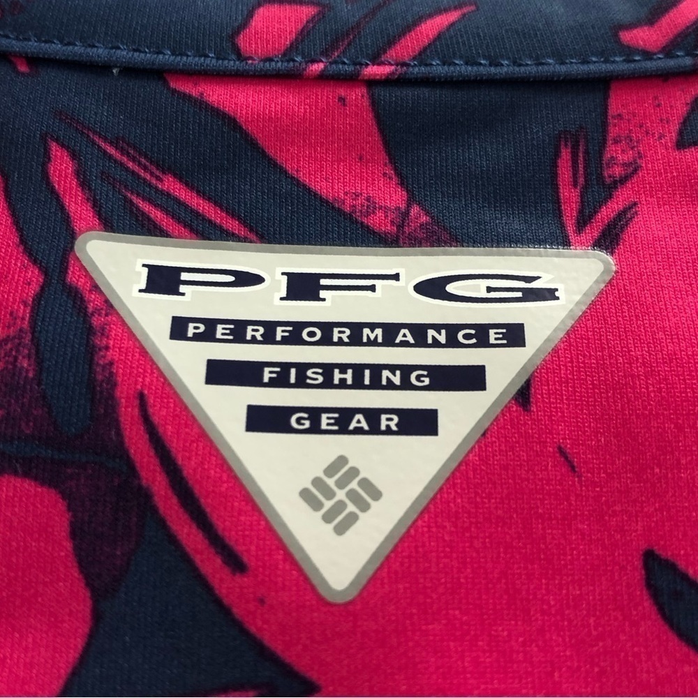 Columbia Womens PFG Freezer Tank Dress. Pink Palmtropics. Size XS. Side Pockets. - Picture 6 of 10